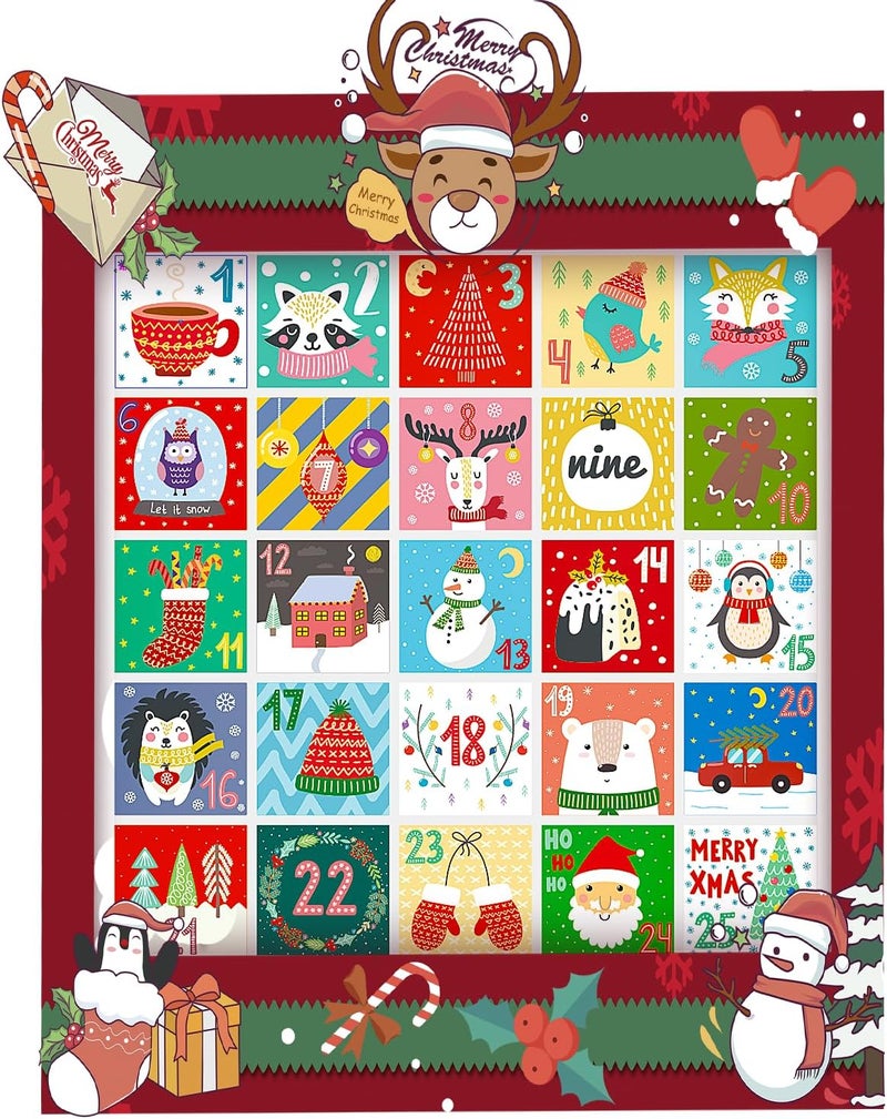 JWSCYSY 25 Pcs DIY Christmas Advent Calendar Boxes - Image 5